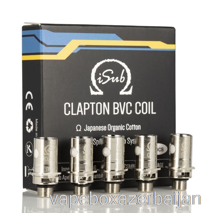 E-Juice Vape Innokin iSub Replacement Coils Clapton 0.5ohm